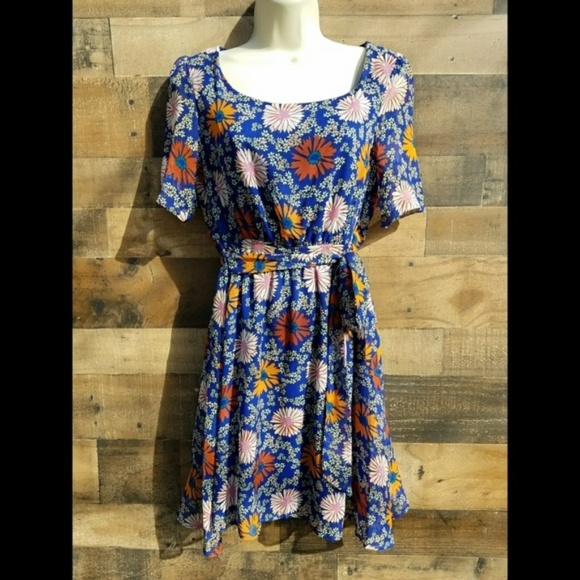 Potter's Pot Dresses & Skirts - Potter's Pot Dress Floral Print Size Med 26" waist